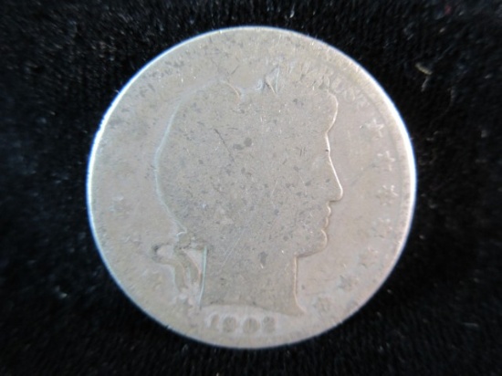 1902 Silver Half Dollar