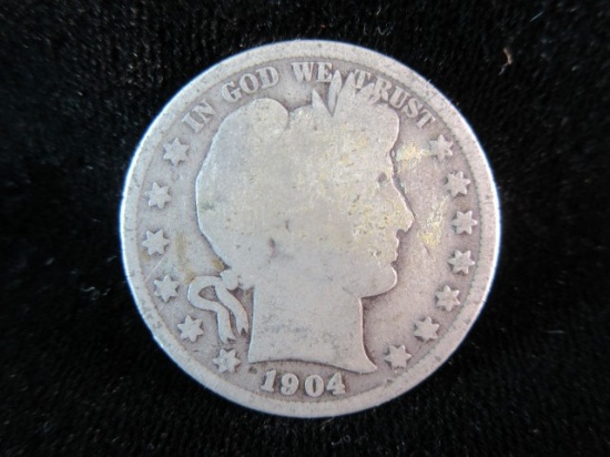 1904 Silver Half Dollar