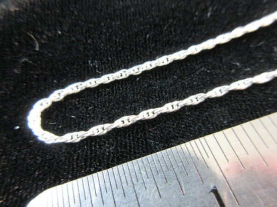 16” Sterling Silver Necklace