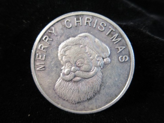 1oz Fine Silver Christmas New Year Coin