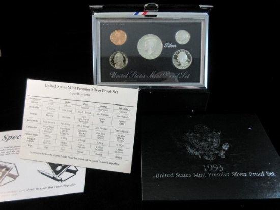 1993 US Mint Premier Silver Proof Set