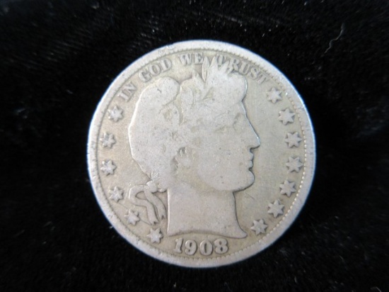 1908 O Silver Half Dollar