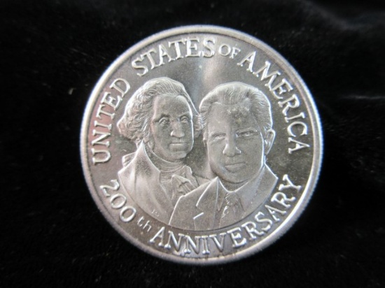 .999 Fine Silver 1oz 1976 Coin