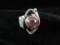 Vintage Sterling Silver Natural Stone Ring