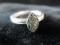 Tacori Brand Sterling Silver Diamond Gemstone Ring