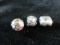 Lot of Three Slide Sterling Silver Charms. Two are pandora for sure