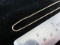 14K Yellow Gold Box Style 18” Necklace