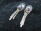 Amethyst Gemstone Sterling Silver Dangle Earrings