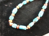 BARSE Sterling Silver Turquoise Nugget Necklace