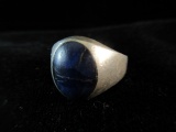 Very Vintage Old TC-45 Mexico Sterling Silver Natural Stone Ring