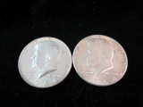 1964 Silver Kennedy Dollars Lot of Two