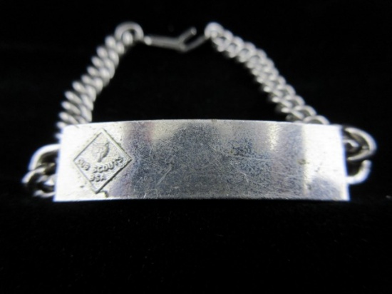 Cud Scout BSA Sterling Silver Bracelet