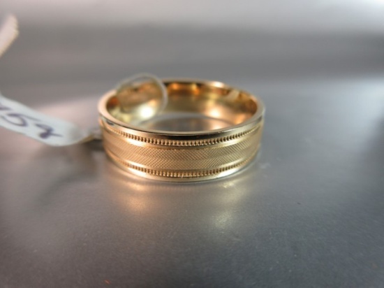 New 14K Yellow Gold Brand Style Ring