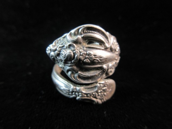 Sterling Silver Vintage Spoon Ring