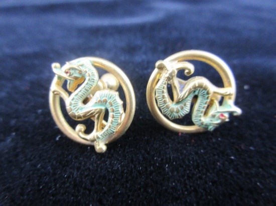 Antique Gold Filled Earrings