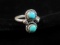 Vintage Sterling Silver Turquoise Stone Ring