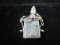 Large Natural Stone Sterling Silver Pendant