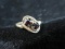 Vintage 10K yellow Gold Red Stone Ring