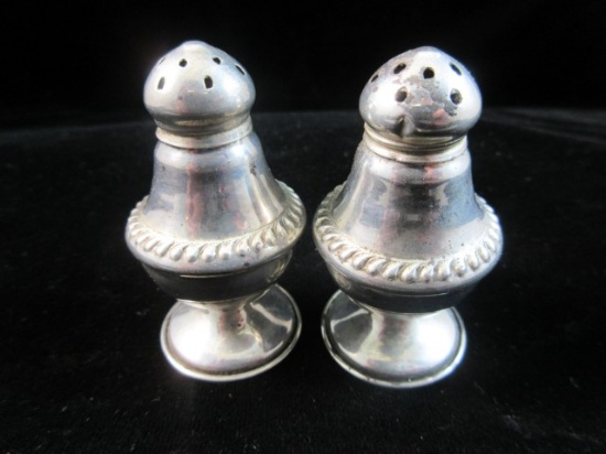 Vintage Sterling Silver Salt and Pepper Shakers