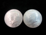 1964 Kenned Half Dollar Lot OF Two