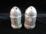 Vintage Sterling Silver Salt and Pepper Shakers