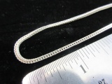 14” Sterling Silver Necklace