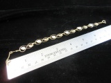Genuine Opal Gold Filled Vintage Bracelet
