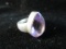 Amethyst Gemstone Sterling Silver Vintage Ring