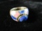 Lapis Stone Sterling Silver Ring