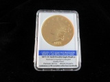 1871 CC Replica 24K Gold Overlay Encased Coin