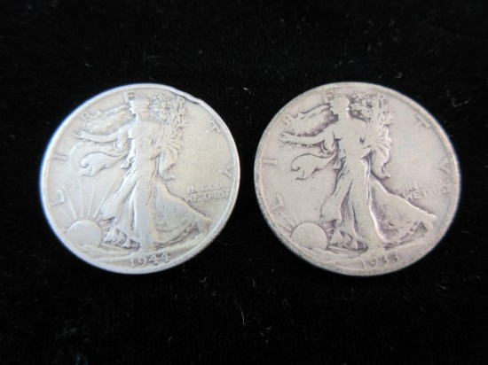 Silver Half Dollar Lot of Two