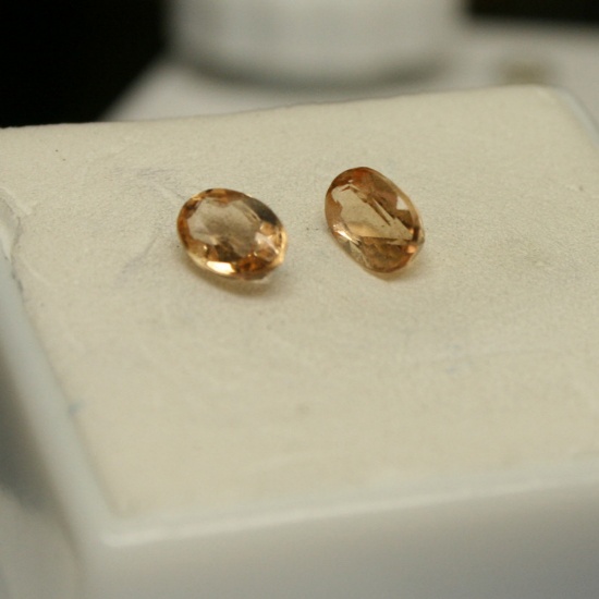 Imperial Topaz Matched Pair 1.31 cts
