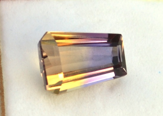 7.75 Carat Top Jewelry Grade Fancy Cut Ametrine