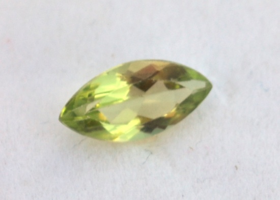 1.02 Carat Fine Marquise Cut Peridot