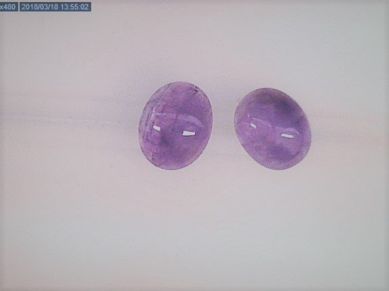 Amethyst Cabachon Matched Set