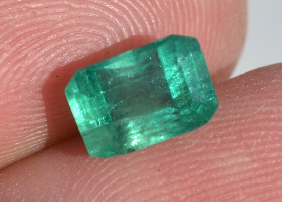 2.09 Carat Fantastic Colombian Emerald