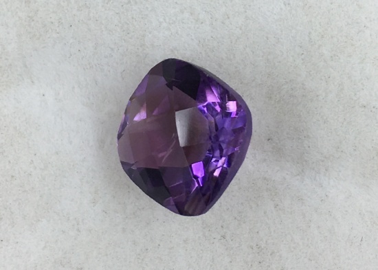 Cushion Cut Amethyst 5.270 ct