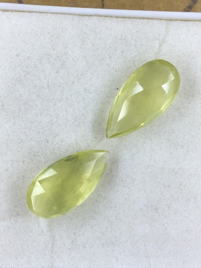 Pretty Matched Set of Lemon Citrine 10.315 ct