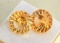 14.90 Carat Matched Pair of Beautiful Fancy Laser Cut Citrines