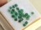 2.86 Carat Fantastic Parcel of Square Cut Colombian Emeralds