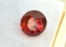 3.93 Carat Very Nice Red Topaz Round