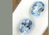 Nice Matched Pair Blue Topaz 4.480 ct
