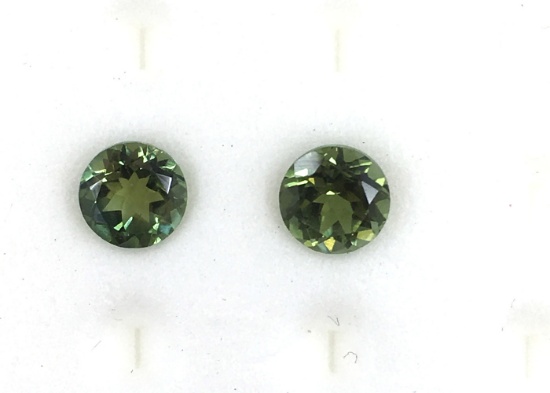 Green Tourmaline Matched Set