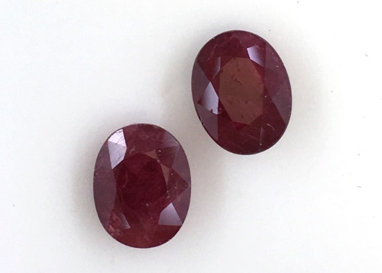 Madagascar Ruby Matched Pair