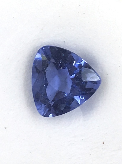 Blue Fluorite Trillion Cut 2.3 ct