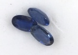 Trio of Blue Sapphires 0.915 ct