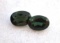 1.53 Carat Matched Pair of Chrome Green Tourmalines