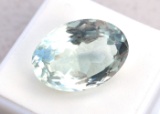 2.33 Carat Oval Cut Very Fine Aquamarine