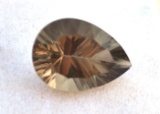 5.51 Carat Fancy Laser Cut Smoky Quartz