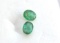 0.65 Carat Matched Pair of Richly Colored Emeralds